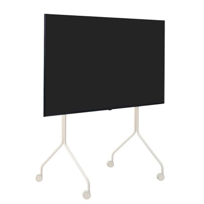 Moon Rollin' TV Stand, Tall, Pearl