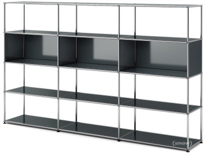 USM Haller Living Room Shelf XL, Anthracite RAL 7016