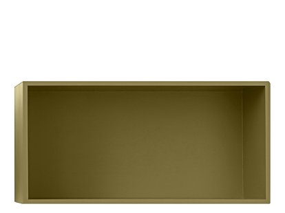 Mini Stacked Shelf, L (24,9 x 49,8 x 26 cm), Brown green