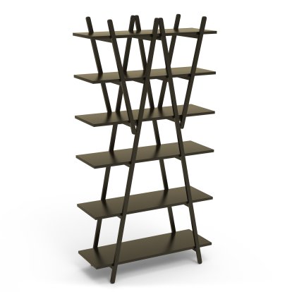 Nuvola Rossa Shelf, Beech, black lacquered