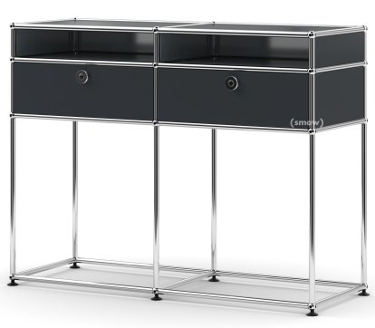 USM Haller Console Table, Anthracite RAL 7016