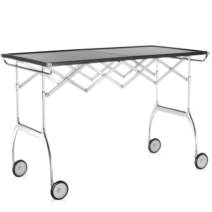 Battista Drinks Trolley, Surface matt, Plum, Chrome