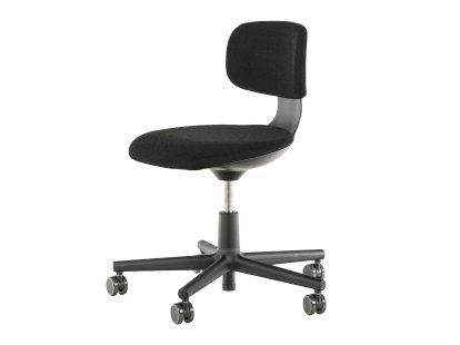 Rookie, Deep black, Nero, Hard castors for carpets