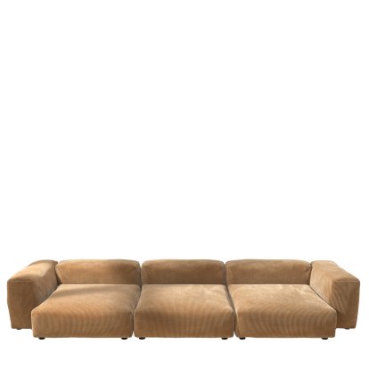 Vetsak Sofa Set 5, Cord velours - Camel, Without cushion