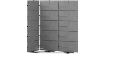 USM Privacy Panels Acoustic Corner, 1,50 m (2 elements), 1,79 m (5 elements), 0,75 m (1 element), Anthracite