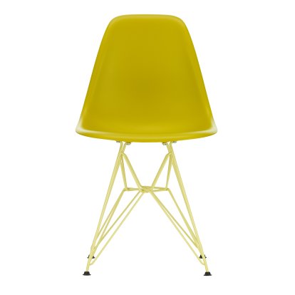 Eames Plastic Side Chair RE DSR Duotone, Mustard / citron