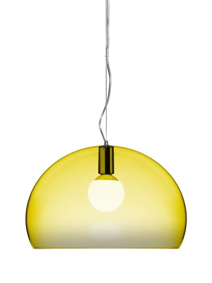 FL / Y Pendant Lamp, Transparent, Yellow