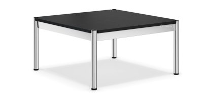 USM Haller Coffee Table, 75 x 75 cm, Fenix, Nero - Black