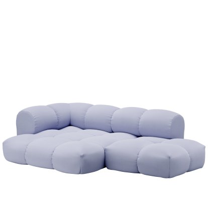 Sander Sofa Design 6, Left armrest, Vidar 4 - Lilac blue 0723