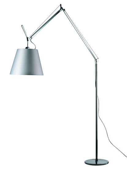 Tolomeo Mega Terra Floor Lamp, Satin grey, 36 cm