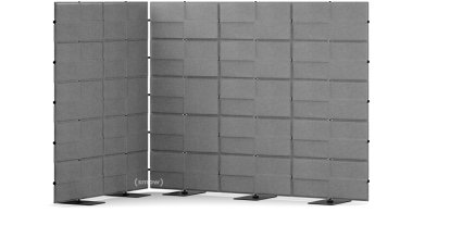 USM Privacy Panels Acoustic Corner, 2,25 m (3 elements), 1,79 m (5 elements), 1,50 m (2 elements), Anthracite