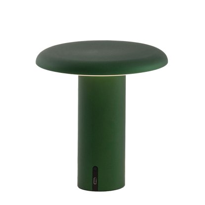 Takku Portable Lamp, Anodized green