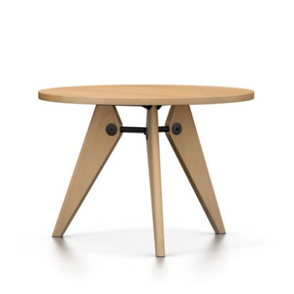 Guéridon Table, 1050 mm, Natural oak solid, oiled