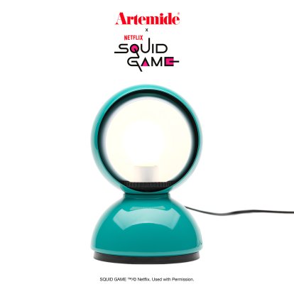 Eclisse Squid Game Limited Edition Table Lamp, Player green