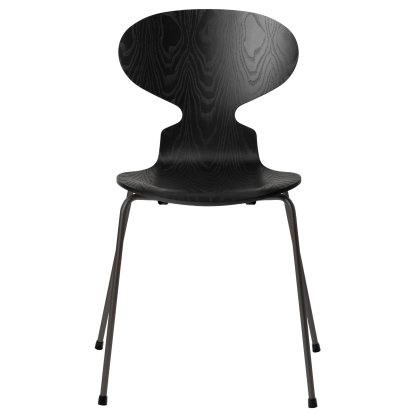 Ant Chair 3101, Coloured ash, Black, Warm graphite