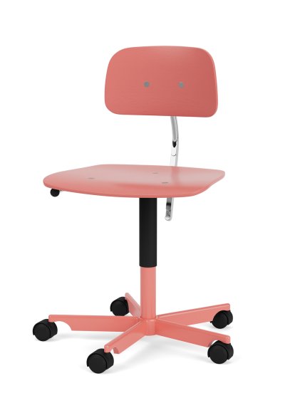 Kevi 2533 Swivel Chair, A / 38 - 51 cm, Rhubarb, Rhubarb