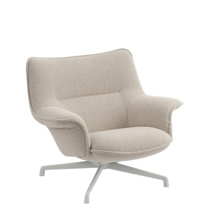 Doze Lounge Chair, Without ottoman, Hearth 7 / Grey