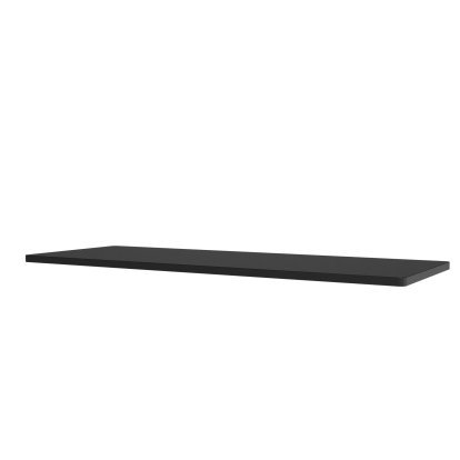 Panton Wire Inlay Shelf, Extended B (W 68,2 x D 25,7 cm), MDF Black