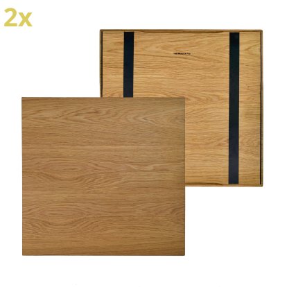 Wooden Overlay for USM Haller Shelves, Size L, 50 cm x 50 cm, Oak, naturally oiled