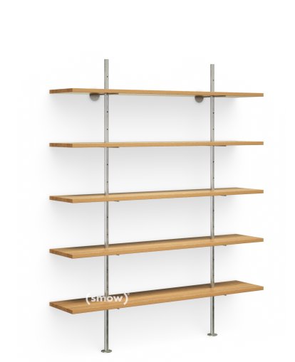 Regal Eiermann, Solid oak, 160 cm, 200 cm