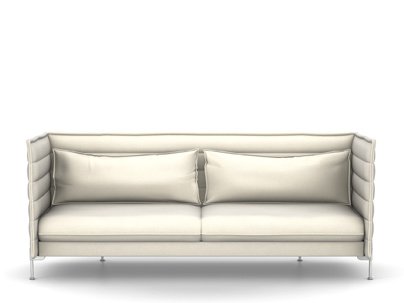 Alcove Sofa, Three-seater (H94 x W237 x D84 cm), Credo, Crème