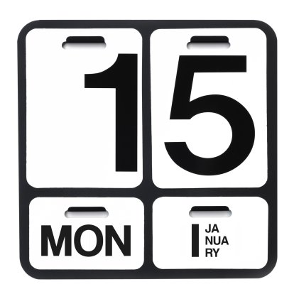 Formosa Wall Calendar, English, Black / black text