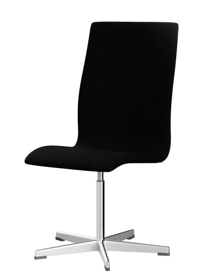 Oxford Office Swivel Chair, Without armrests, Middle-high back, Fixed base, Hallingdal 65, 173 - Black/grey