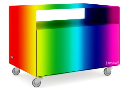 Trolley R 107, Self-coloured, RAL Pearl Colour, Industrial castors