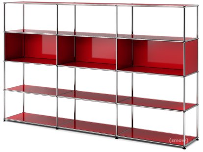 USM Haller Living Room Shelf XL, USM ruby red