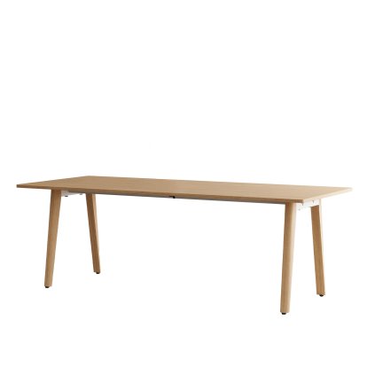 New Modern Dining Table Rectangular, Wood, 220 x 95 cm