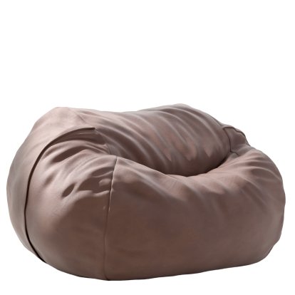 Vetsak Beanbag, L (H 90 x Ø 140 cm), Leather - Stone