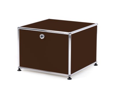 USM Haller Printer Container, 50 cm, USM brown, With feet