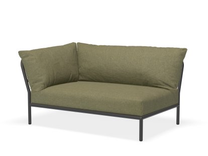 Level 2 Left Corner, Dark grey, Leaf