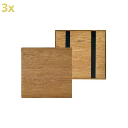 Wooden Overlay for USM Haller Shelves, size XL, 35 cm x 35 cm, Oak, naturally oiled