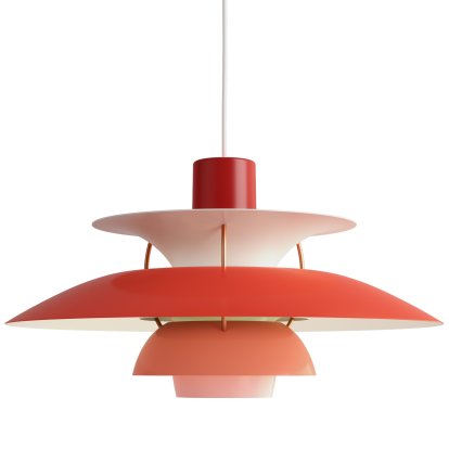 PH 5 Pendant Lamp, Hues of Red