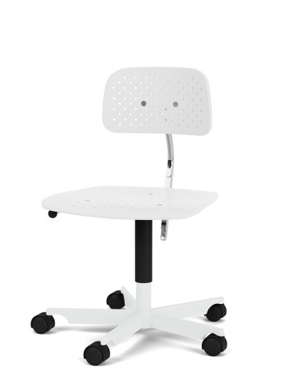 Kevi Air Swivel Chair, A / 40 - 53 cm, Snow