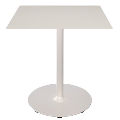 Pico Table, Muted White, Square (70 x 70 cm), Round