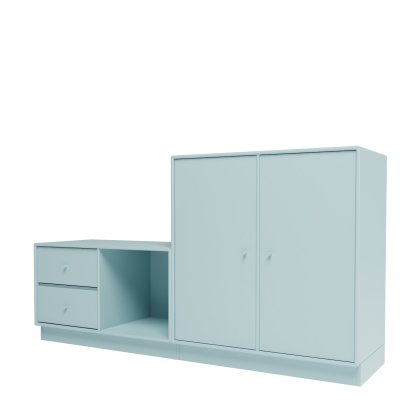 Rest I Wardrobe Shelf, Flint, without seat cushion