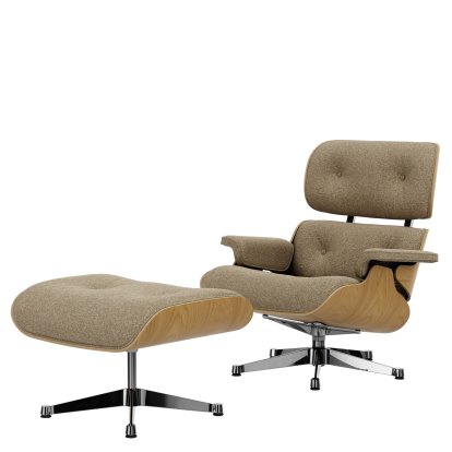 Eames Lounge Chair & Ottoman Nubia, Bamboo terra / chestnut, natural 