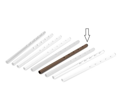 Height Extension (1 Set) for Eiermann Table Frames, Bronze