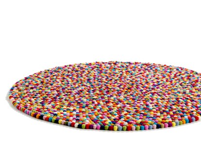 Pinocchio Rug, ø 140 cm, Multi colour