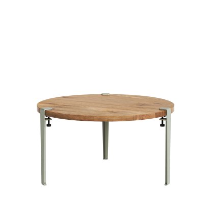 Tiptoe Side Table Brooklyn, Reclaimed oak, Eucalyptus grey