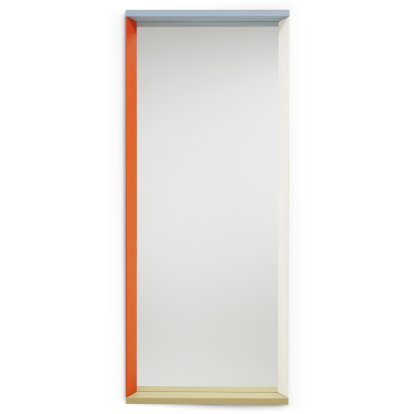 Colour Frame Mirror, Big (58cm x 140 cm), Blue / Orange