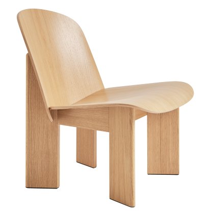 Chisel Lounge Chair, Lacquered oak