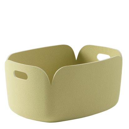 Restore Storage Basket, L 48 cm × W 35 cm, Beige-green