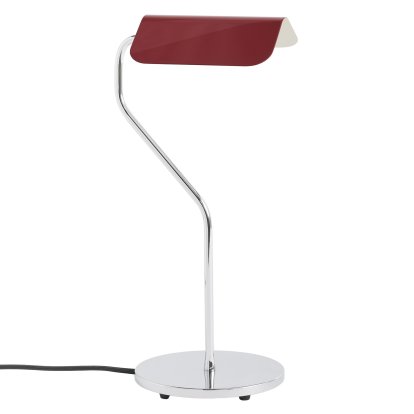 Apex Table Lamp, Maroon red