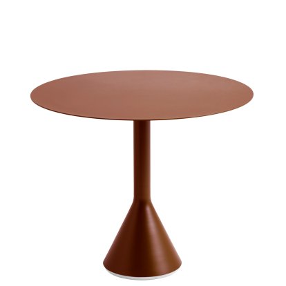 Palissade Cone Table, Ø 90 x H 74, Iron red