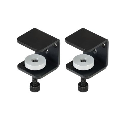 Tiptoe Clamp for Wall Shelves (Set of 2), Graphite black
