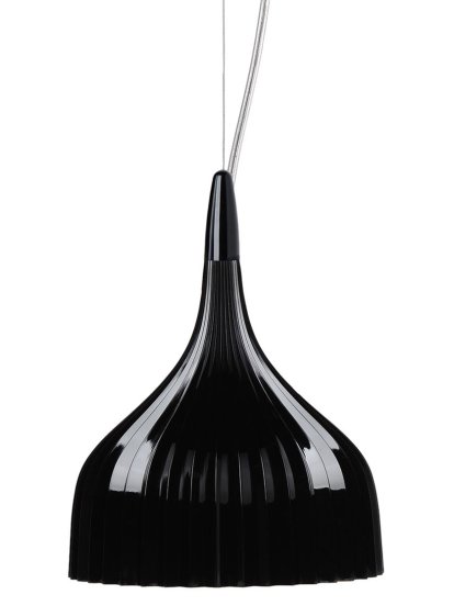 É Pendant Lamp / Wall Lamp, Suspension lamp, Opaque, Black
