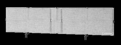 USM Privacy Panels Table Screen, Für USM Haller Table Plus/Advanced, 175 cm, Light grey